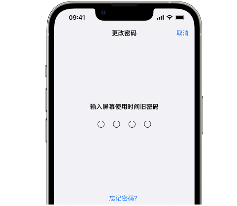 乌坡镇iPhone屏幕维修分享iPhone屏幕使用时间密码忘记了怎么办 