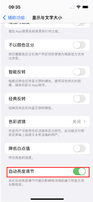 乌坡镇苹果15维修店分享iPhone 15 Pro系列屏幕亮度 