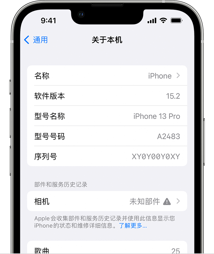 乌坡镇苹果维修分享iPhone 出现提示相机“未知部件”是什么原因？ 