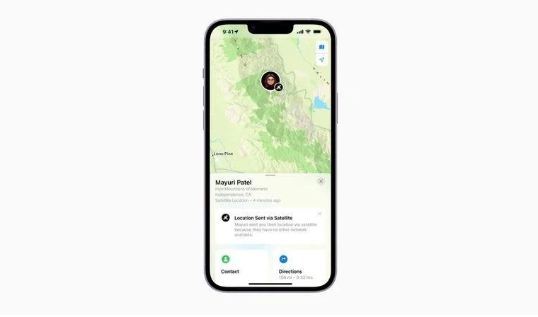 乌坡镇苹果14维修分享iPhone14系列中 FindMy功能通过卫星分享位置方法教程 